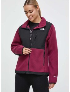 The North Face sportos pulóver Denali lila, nyomott mintás