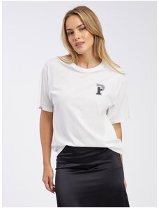 Cream Women's Oversize T-Shirt Puma Squad - Women