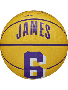 Kosárlabda Wilson NBA Player Icon LeBron James Mini Ball WZ4007201XB
