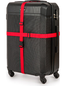 BASIC Solier Red biztonsági hevederek bőröndhöz SA56)