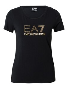EA7 Emporio Armani Póló arany / fekete