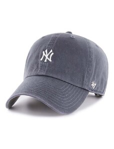 47 brand pamut baseball sapka MLB New York Yankees sötétkék, nyomott mintás, B-BSRNR17GWS-VN