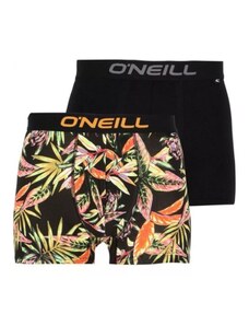 Oneill Fehérnemű Men boxer ONeill tropical flower & plain 2-pack férfi