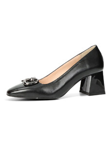 ETIMEĒ női elegáns magassarkú cipő - fekete