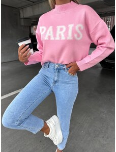Beloved Paris pulóver rózsaszín