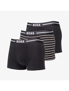 Boxeralsó Hugo Boss Bold Design Trunk 3-Pack Black/ Green