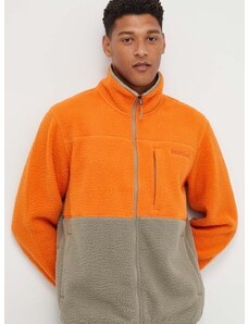 Marmot sportos pulóver Aros Fleece narancssárga, férfi, mintás