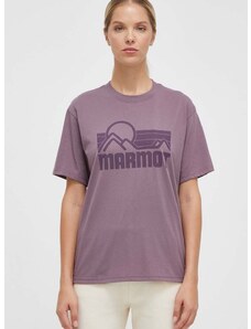 Marmot t-shirt női, lila