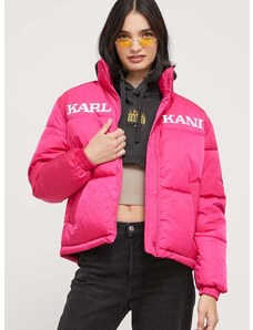 Karl Kani rövid kabát női, rózsaszín, téli