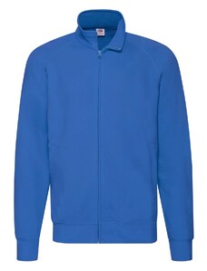 Blue Men's Sweatshirt Lightweight Sweat Jacket Fruit of the Loom