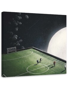 Gario Vászonkép Kozmikus párbaj - Zehem Chong Méret: 30 x 30 cm