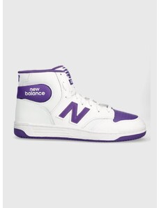 New Balance bőr sportcipő BB48SCE fehér,