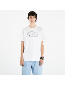 Férfi póló Diesel T-Just-Bigoval T-Shirt White