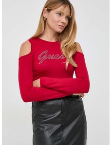 Guess pulóver könnyű, női, piros