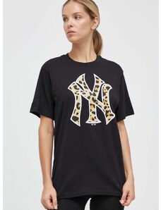 47 brand pamut póló MLB New York Yankees női, fekete