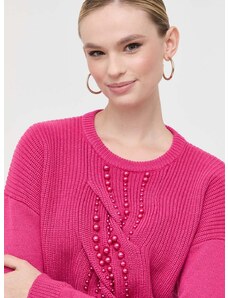 Liu Jo gyapjú pulóver női, rózsaszín
