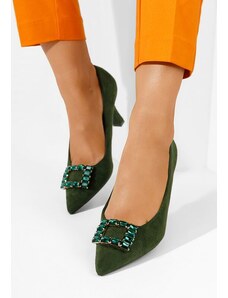 Zapatos Ivolora zöld tűsarkú cipő