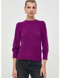 Marella gyapjúkeverék pulóver könnyű, női, lila