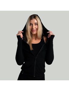 MERINO I Zip Hoodie női pulóver Black - STRIX