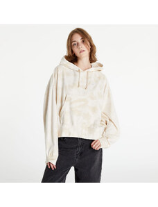 Női kapucnis pulóver Nike NSW Wash Over-Oversized Jersey Hoodie Sanddrift/ White