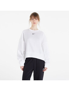 Női pulcsi Nike NSW Essential Clctn Fleece Oversized Crew White/ Black