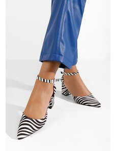 Zapatos Cu toc lenasia zebra női cipő