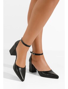 Zapatos Alivila fekete magassarkú cipő