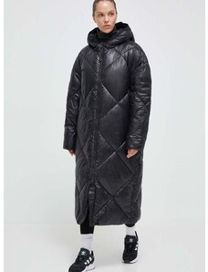 Didriksons rövid kabát női, fekete, téli, oversize