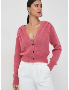 Liviana Conti gyapjúkeverék pulóver rózsaszín, női