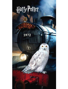 Jerry Fabrics 1 Harry Potter Hedwig fürdőlepedő, strand törölköző 70x140cm
