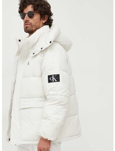 Calvin Klein Jeans rövid kabát férfi, fehér, téli