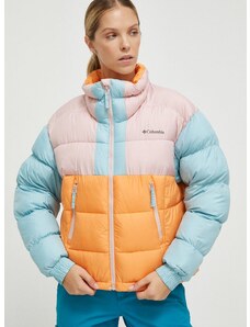 Columbia rövid kabát női, narancssárga, téli