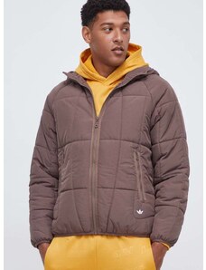 adidas Originals rövid kabát férfi, barna, téli
