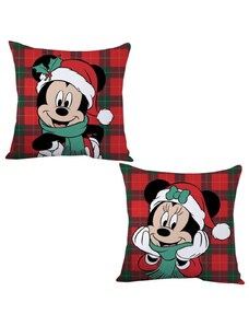Minnie egér, Mickey Karácsonyi párna, díszpárna 35x35 cm