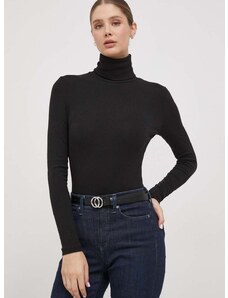 Calvin Klein hosszú ujjú női, garbónyakú, fekete
