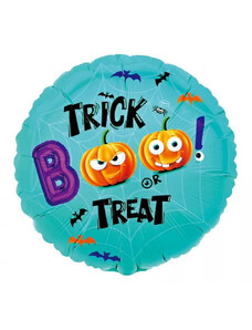 Halloween Boo trick or treat fólia lufi 36cm