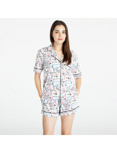 DKNY Intimates DKNY WMS Boxer Pyjamas Set White/ Multicolor