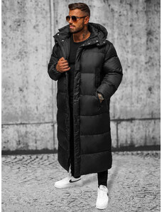 Férfi téli kabát fekete OZONEE O/M3202