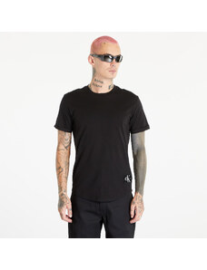 Férfi póló Calvin Klein Jeans Badge Turn Up Short Sleeve T-Shirt Black