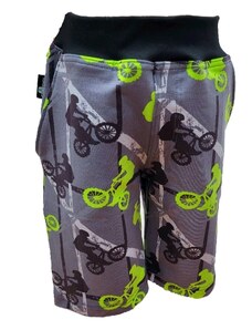 Kukadloo Boys' shorts - grey - bikes