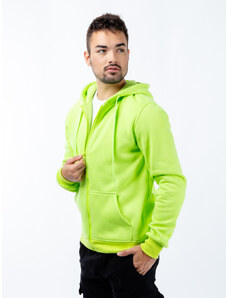 Men's hooded sweatshirt GLANO - bright green