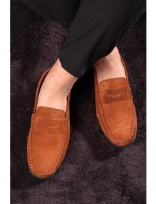 Ducavelli Naran Genuine Leather Men's Casual Shoes, Loafers, Lightweight Shoes, Suede Shoes.