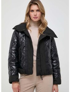 Marella rövid kabát női, fekete, átmeneti, oversize