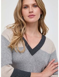 Marella pulóver kasmír keverékből könnyű, bézs