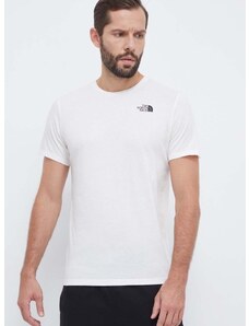 The North Face t-shirt bézs, férfi, sima