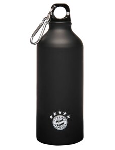 Alumínium ivópalack 5 csillagos logóval FC Bayern München, fekete, 0,6l