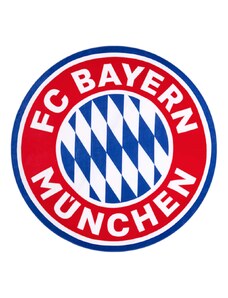Strand törölköző FC Bayern München - Logo XXL, piros/fehér/kék