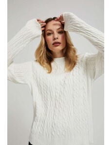 Moodo Sweater with decorative fabric
