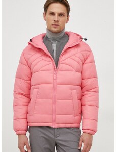 United Colors of Benetton rövid kabát rózsaszín, téli, oversize