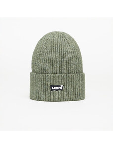 Sapka Levi's Essential Ribbed Batwing Beanie Green
